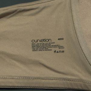 Curvation 40 DD Front Clasp, Beige Underwire, Used Bra